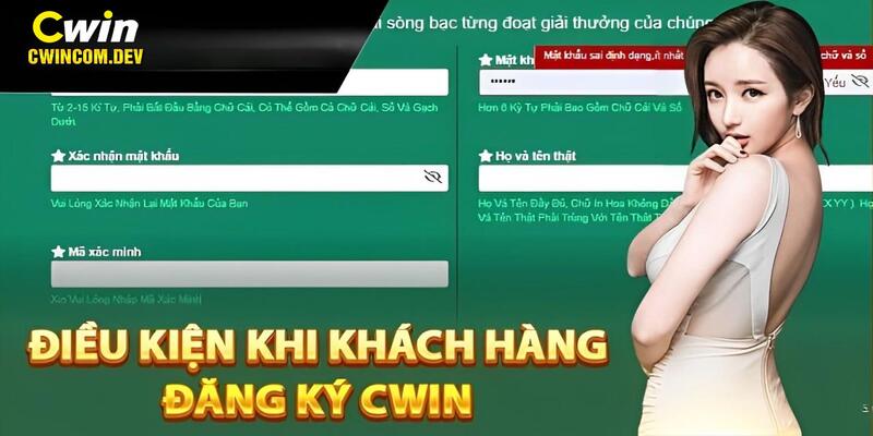 Khách hàng cần đọc kỹ điều kiện trước khi đăng ký Cwin 